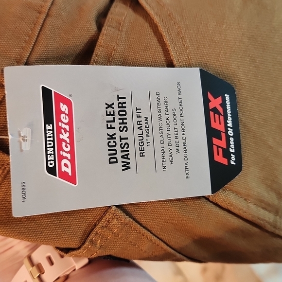 NWT Dickies men's duck flex waist shorts - Picture 8 of 8